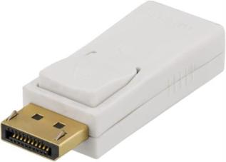 UTGATT1 - Deltaco DisplayPort till HDMI Adapter - Vit