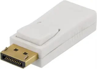 UTGATT1 - Deltaco DisplayPort till HDMI Adapter - Vit