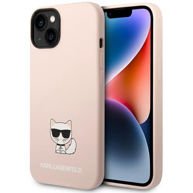 Karl Lagerfeld iPhone 14 Skal Silikon Choupette Body - Ljusrosa | 2353 | AlltMobil