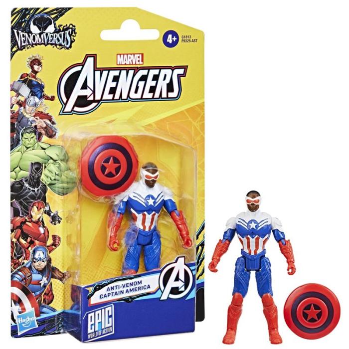 MARVEL - MARVEL Avengers 4 Inch Venom Captain America