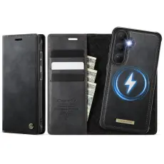 Caseme - CaseMe Pl&aring;nboksfodral f&ouml;r Samsung Galaxy S26 Magnetiskt Konstl&auml;der RFID - Svart