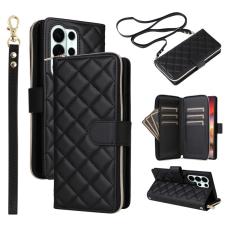 OEM - Pl&aring;nboksfodral f&ouml;r Samsung Galaxy S26 Ultra Konstl&auml;der - Svart