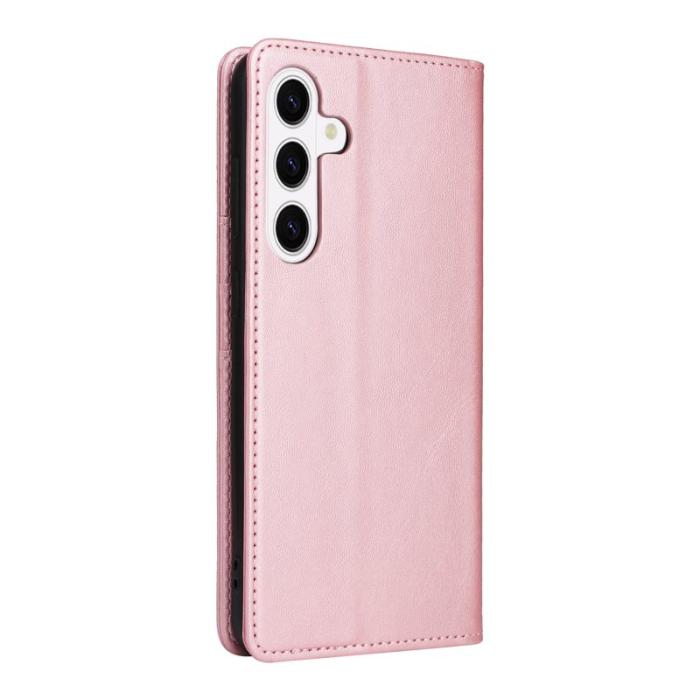 OEM - Plånboksfodral för Samsung Galaxy S26 Konstläder RFID - Rosa