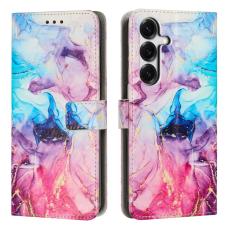 OEM - Pl&aring;nboksfodral f&ouml;r Samsung Galaxy S26 St&auml;llfunktion Konstl&auml;der - Ljuslila