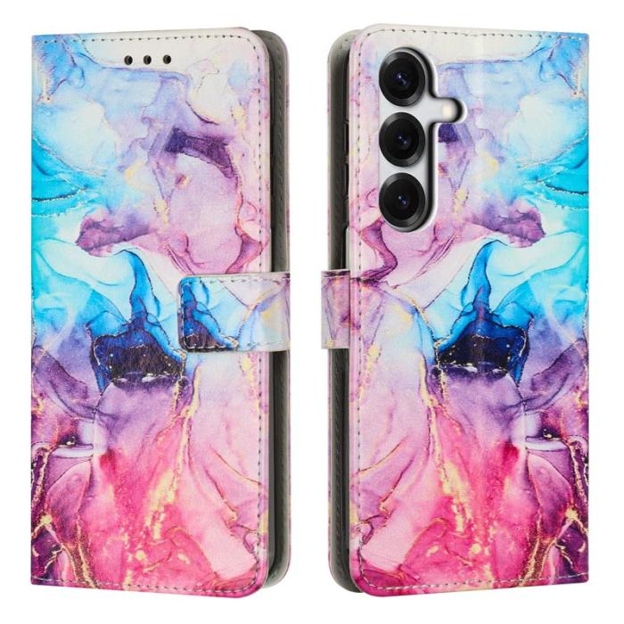 OEM - Plånboksfodral för Samsung Galaxy S26 Ställfunktion Konstläder - Ljuslila