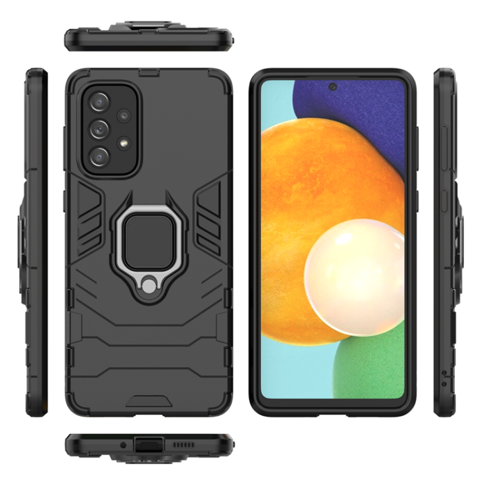 OEM - Galaxy A73 Skal Ring Armor - Svart