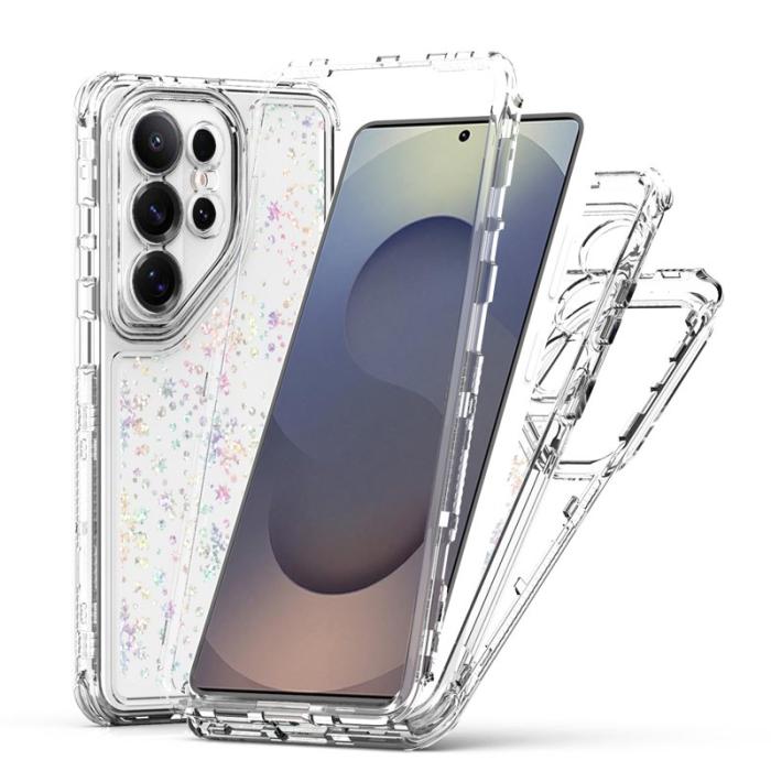 OEM - Mobilskal för Samsung Galaxy S26 Ultra Transparent TPU - Snöflingor