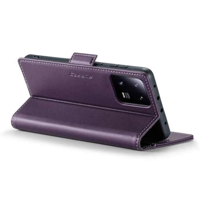Caseme - CASEME Xiaomi 13 Pro 5G Plånboksfodral Konstläder RFID-Skydd Lila