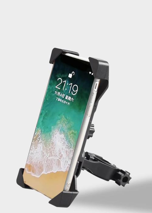 A-One Brand - Universal Full-Grip Mobilhållare för Cykel & MC - Svart