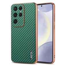 AZNS - AZNS Samsung Galaxy S25 Ultra Fodral - Electroplating PU+TPU - Gr&ouml;n