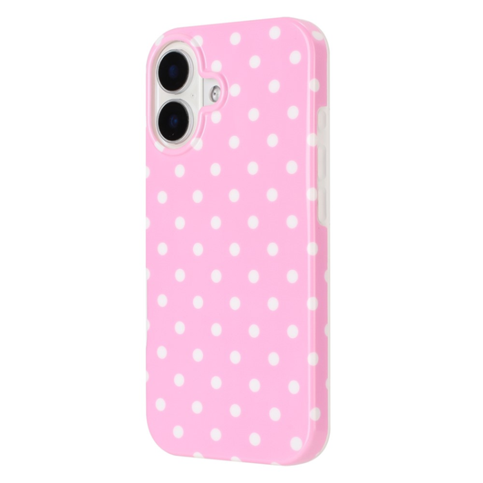 A-One Brand - iPhone 17 Mobilskal Dot Design Imd Tpu - Rosa