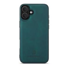 DG.MING - DG.MING Mobilskal till iPhone 17 PU L&auml;der PC + TPU Hybrid - Gr&ouml;n