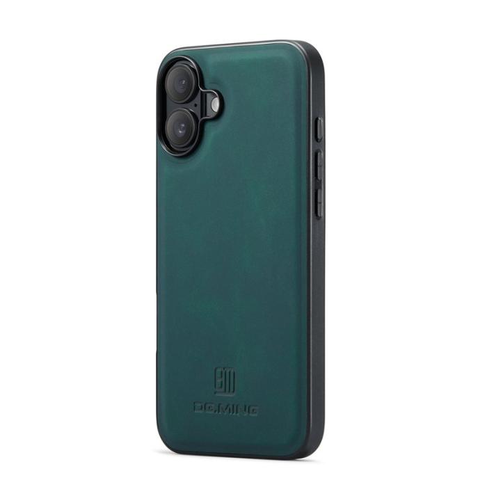 DG.MING - DG.MING Mobilskal till iPhone 17 PU Läder PC + TPU Hybrid - Grön