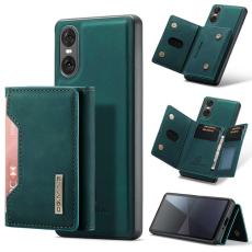 DG.MING - DG.MING Konstl&auml;der Pl&aring;nboksfodral f&ouml;r Sony Xperia 10 VI - Gr&ouml;n