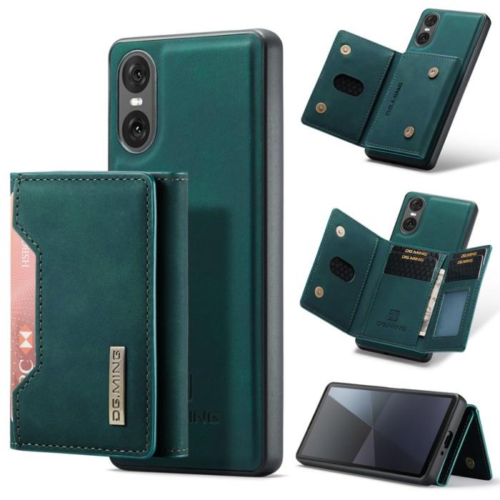 DG.MING - DG.MING Konstläder Plånboksfodral för Sony Xperia 10 VI - Grön
