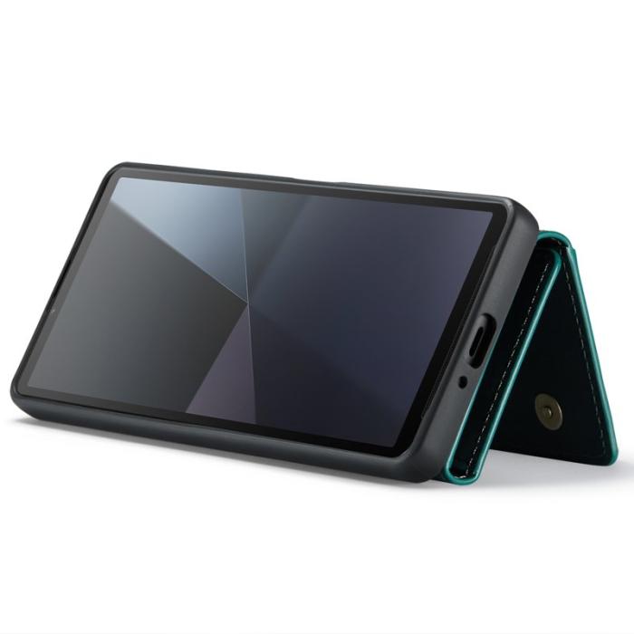 DG.MING - DG.MING Konstläder Plånboksfodral för Sony Xperia 10 VI - Grön