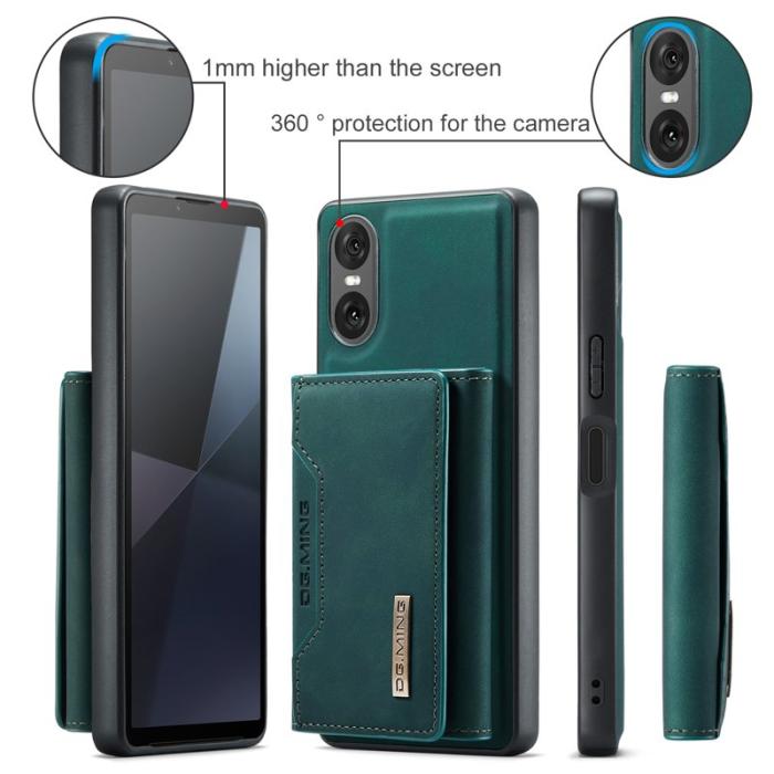 DG.MING - DG.MING Konstläder Plånboksfodral för Sony Xperia 10 VI - Grön