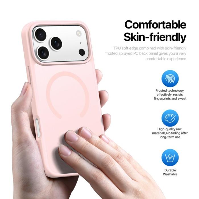 Dux Ducis - DUX DUCIS Yind Series Mobilskal till iPhone 17 Pro TPU + PC - Rosa