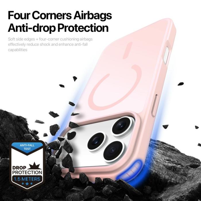 Dux Ducis - DUX DUCIS Yind Series Mobilskal till iPhone 17 Pro TPU + PC - Rosa