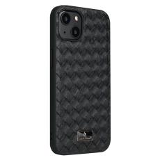 FIERRE SHANN - FIERRE SHANN f&ouml;r iPhone 15 Plus Fodral KonstL&auml;der - Svart
