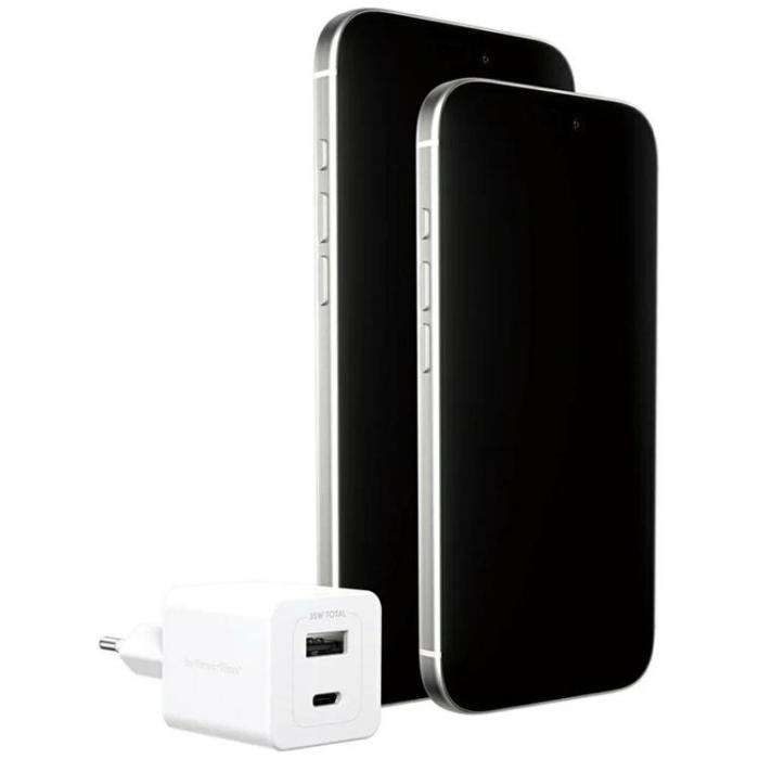 PanzerGlass - Empower by PanzerGlass Snabbladdare 35W 1xUSB-C 1xUSB-A - Silver