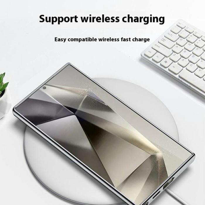 GKK - GKK Samsung Galaxy S24 Ultra Fodral - PC+TPU+PU - Grå