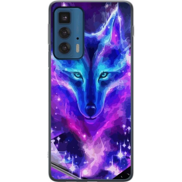 iSecrets - Mobilskal till Motorola Edge 20 Pro med Neon Varg