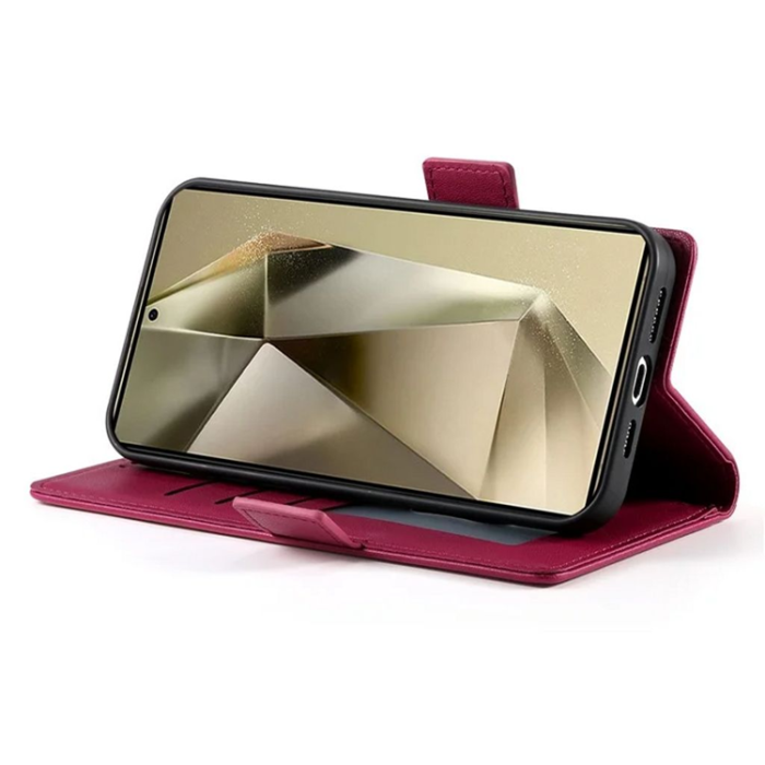 OEM - Galaxy S25 Ultra Plånboksfodral - Röd