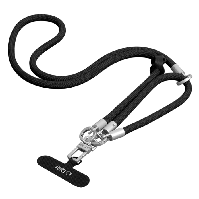 Tech-Protect - Tech-Protect Mobilrem Crossbody Och Wrist C10S - Svart/Titanium