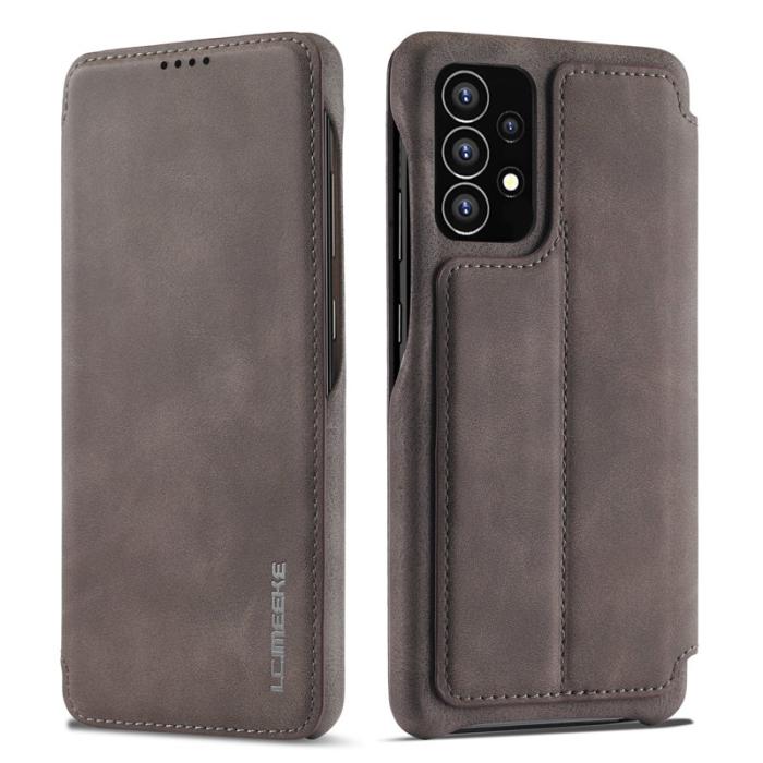 LC.imeeke - LC.IMEEKE Samsung Galaxy A53 5G Fodral - KonstLäder - Brun