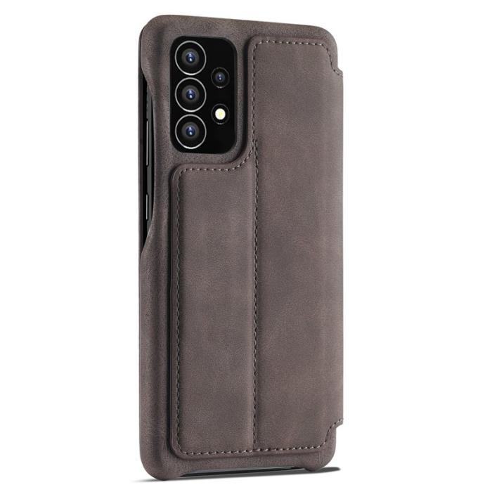 LC.imeeke - LC.IMEEKE Samsung Galaxy A53 5G Fodral - KonstLäder - Brun