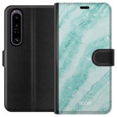 Gustaf - Pl&aring;nboksfodral till Sony Xperia 1 IV med Mint Marble