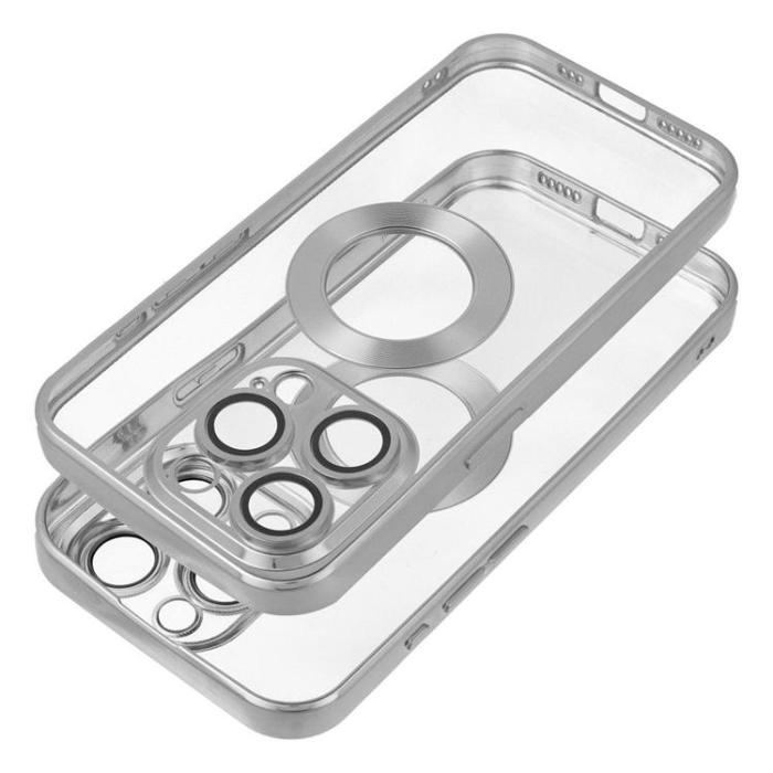 OEM - iPhone 16e Mobilskal Glam - Silver