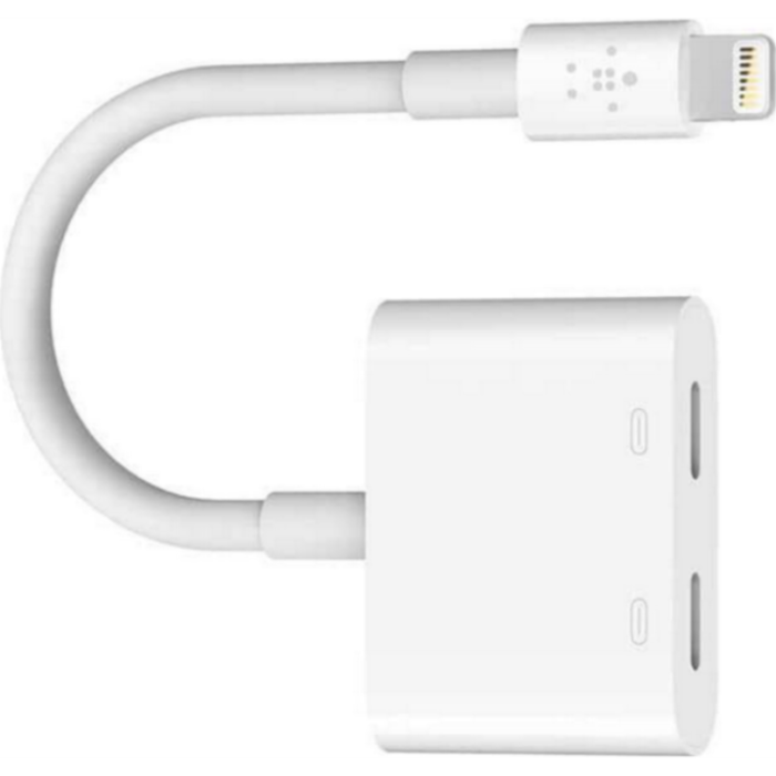 UTGATT5 - Belkin Rockstar Audio Adapter Lightning - Vit