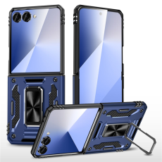 A-One Brand - Galaxy Z Flip7 5G Mobilskal Kickstand Slide - Marinblå