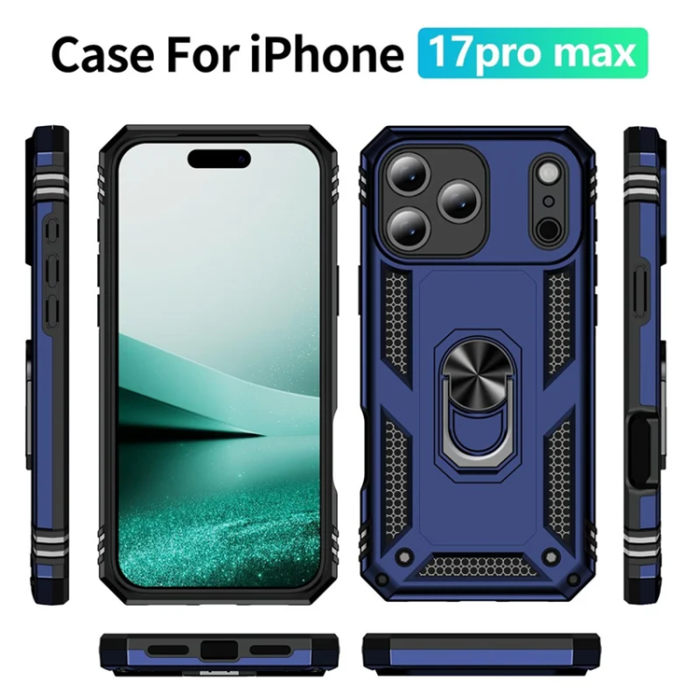 A-One Brand - iPhone 17 Pro Max Mobilskal med Kickstand - Blå