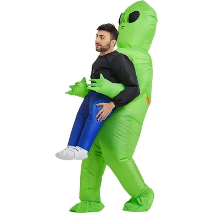A-One Brand - Uppblåsbar Alien Dräkt – One Size