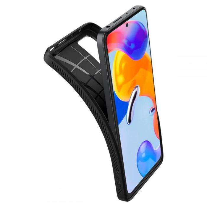UTGATT1 - Spigen Liquid Air Skal Xiaomi Redmi Note 11 Pro 4G/5G - Matte Svart