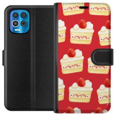 iSecrets - Plånboksfodral till Motorola Edge S med Tårta