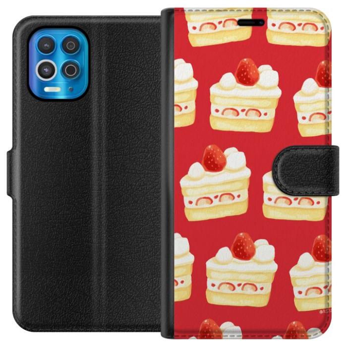 iSecrets - Plånboksfodral till Motorola Edge S med Tårta