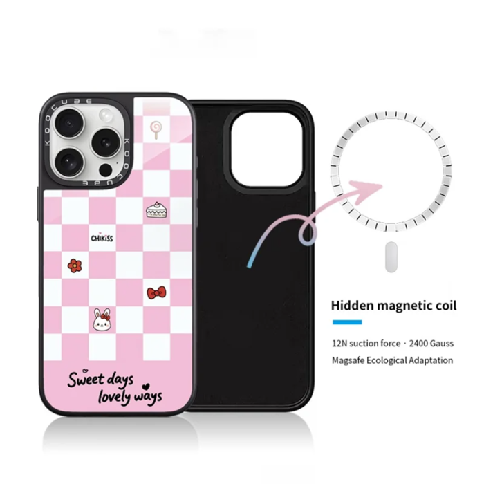 A-One Brand - iPhone 15 Pro Max Mobilskal MagSafe Aluminium Silikon