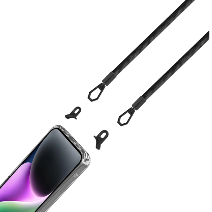 Celly - Celly iPhone 15 Mobilskal Plus Lacet - Svart