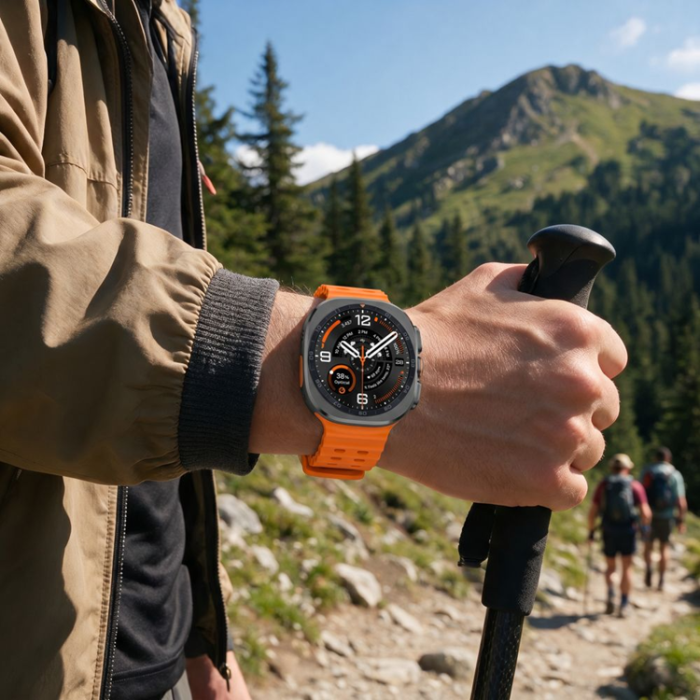 Tech-Protect - Tech-Protect Armband För Galaxy Watch Ultra 1/2 (47mm) Icon - Orange