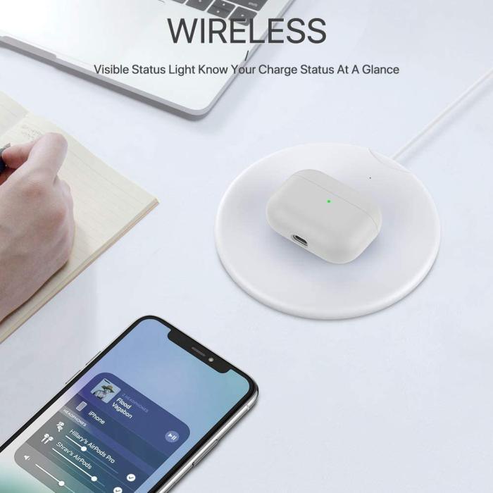 A-One Brand - Airpods Pro 1 Skal Liquid Silicone - Vit