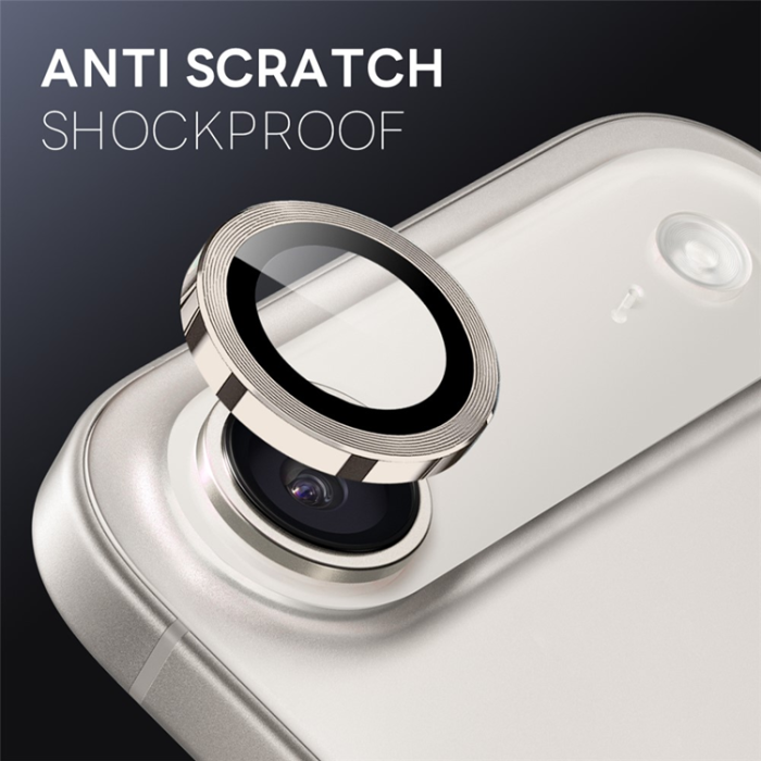 NORTHJO - Northjo iPhone 17 Air Härdat Glas Kameraskydd - Grå