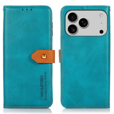 KHAZNEH - KHAZNEH iPhone 17 Pro Max Plånboksfodral Läder Stativ