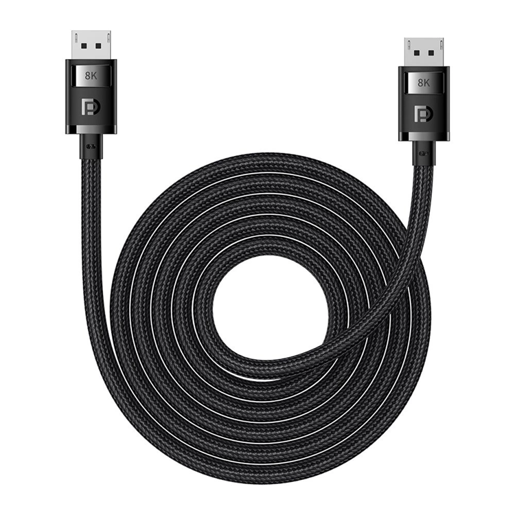 Baseus DisplayPort 8K 60Hz Kabel 5m High Definition Series - Svart | 1867 | AlltMobil