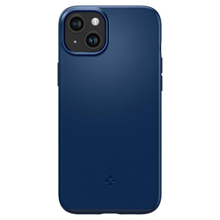 Spigen - Spigen iPhone 15 Plus Mobilskal Thin Fit - Blå