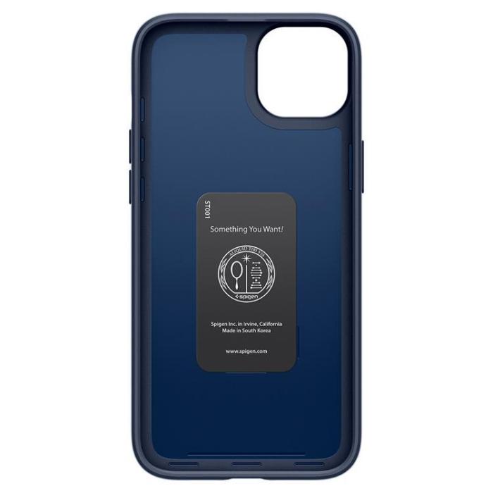 Spigen - Spigen iPhone 15 Plus Mobilskal Thin Fit - Blå