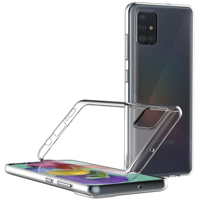 OEM - Samsung Galaxy A51 Skal Clear 2mm Mjukplast Transparant